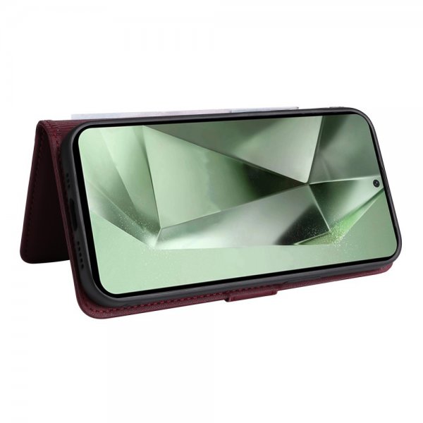 Betopnice Samsung Galaxy S24 FE Fodral med Löstagbart Skal 005 Röd