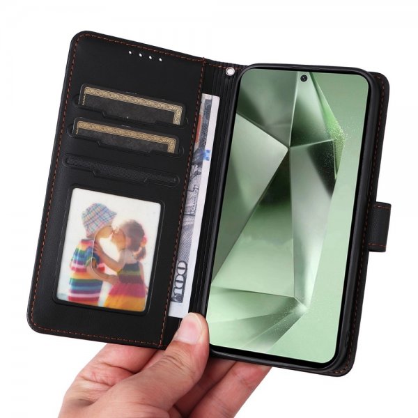 Betopnice Samsung Galaxy S24 FE Fodral med Löstagbart Skal 005 Svart