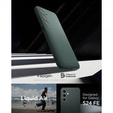 Spigen Samsung Galaxy S24 FE Skal Liquid Air Abyss Green