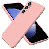 Samsung Galaxy S24 FE Skal med Strap Silikon Rosa