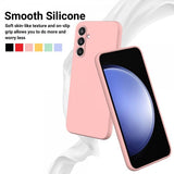 Samsung Galaxy S24 FE Skal med Strap Silikon Rosa