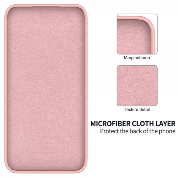 Samsung Galaxy S24 FE Skal med Strap Silikon Rosa
