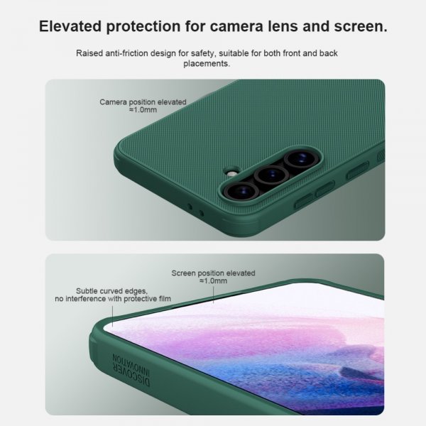 Nillkin Samsung Galaxy S24 FE Skal Super Frosted Shield Pro MagSafe Grön