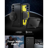 Spigen Samsung Galaxy S24 FE Skal Tough Armor MagFit Svart