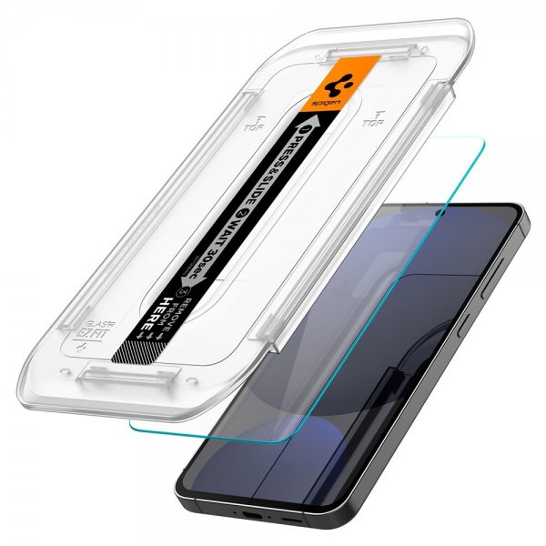 Spigen Samsung Galaxy S24 FE Skärmskydd GLAS.tR EZ Fit 2-pack