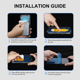 Enkay Samsung Galaxy S24 FE Skärmskydd med Monteringsram Easy Install