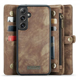 CaseMe Samsung Galaxy S24 Fodral 008 Series Löstagbart Skal Brun