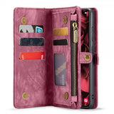 CaseMe Samsung Galaxy S24 Fodral 008 Series Löstagbart Skal Röd