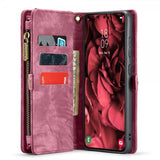 CaseMe Samsung Galaxy S24 Fodral 008 Series Löstagbart Skal Röd