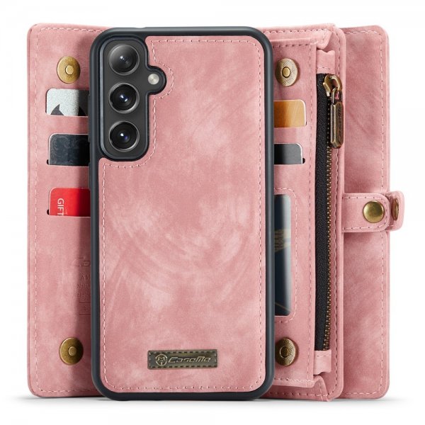 CaseMe Samsung Galaxy S24 Fodral 008 Series Löstagbart Skal Rosa