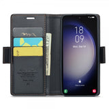 CaseMe Samsung Galaxy S24 Fodral 023 Series Svart