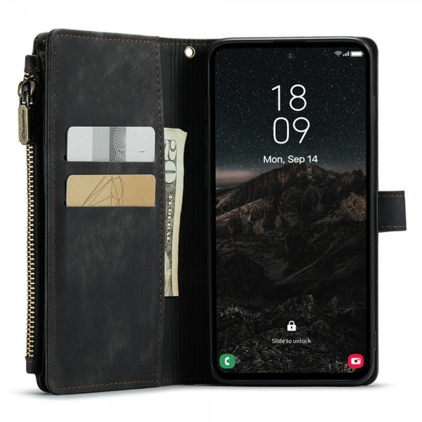 CaseMe Samsung Galaxy S24 Fodral C30 Series Svart
