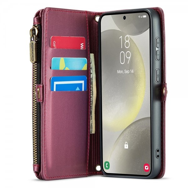 CaseMe Samsung Galaxy S24 Fodral C36 Series Röd