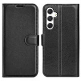Samsung Galaxy S24 Fodral Litchi Svart