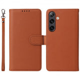 Betopnice Samsung Galaxy S24 Fodral med Löstagbart Skal 005 Brun