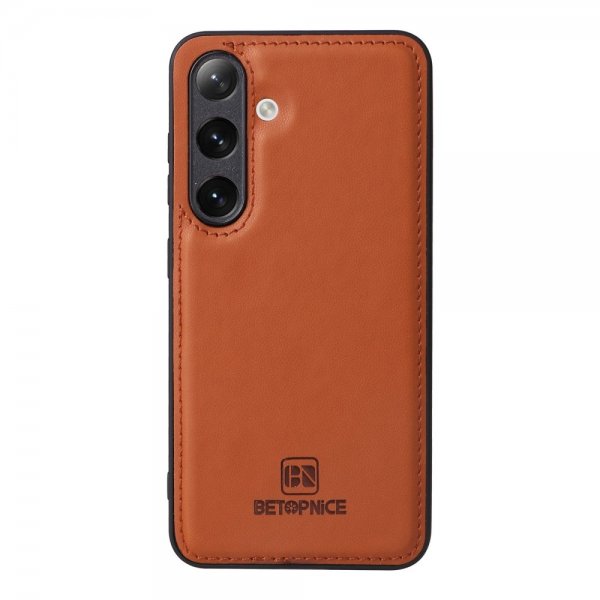 Betopnice Samsung Galaxy S24 Fodral med Löstagbart Skal 005 Brun