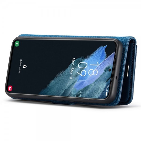 Dg.Ming Samsung Galaxy S24 Fodral med Löstagbart Skal Blå