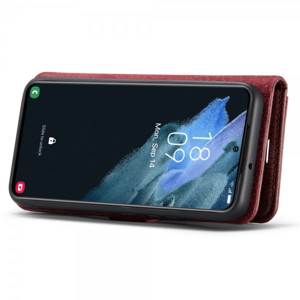 Dg.Ming Samsung Galaxy S24 Fodral med Löstagbart Skal Röd