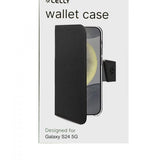Celly Samsung Galaxy S24 Fodral Wally Wallet Case Svart