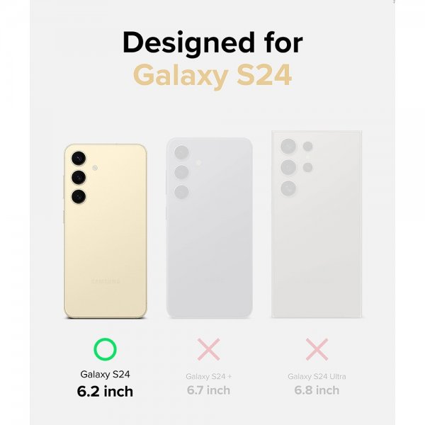 Ringke Samsung Galaxy S24 Kameraskydd Camera Lens Frame Svart