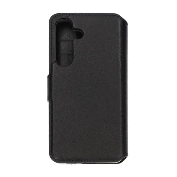Rvelon Samsung Galaxy S24 Fodral Äkta Läder Svart