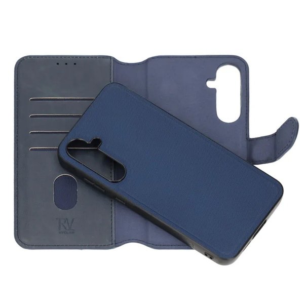 Rvelon Samsung Galaxy S24 Fodral Magnetiskt Avtagbart Skal Blå