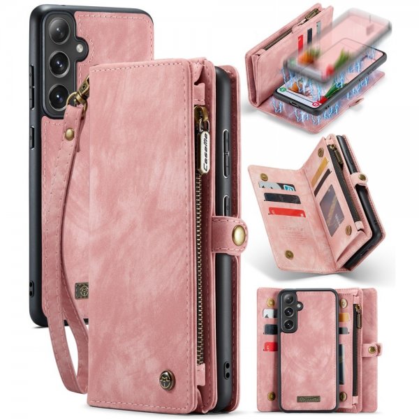 CaseMe Samsung Galaxy S24 Plus Fodral 008 Series Löstagbart Skal Rosa