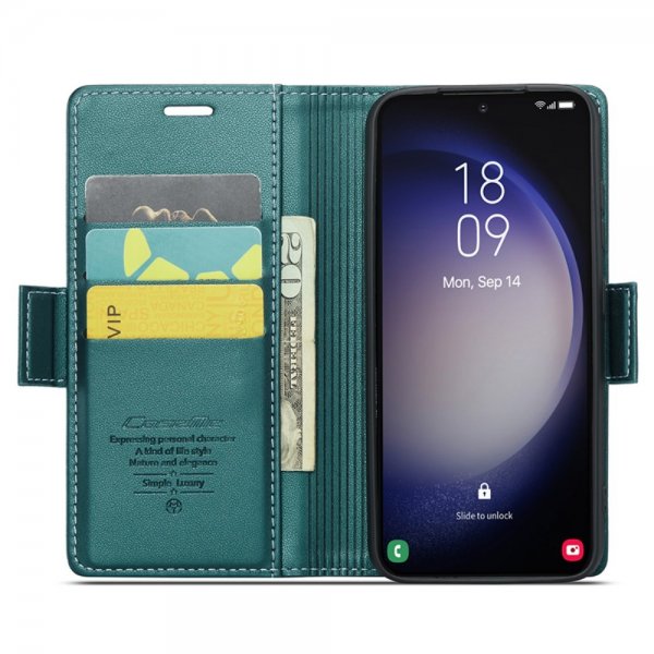 CaseMe Samsung Galaxy S24 Plus Fodral 023 Series Grön