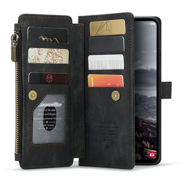 CaseMe Samsung Galaxy S24 Plus Fodral C30 Series Svart