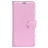 Samsung Galaxy S24 Plus Fodral Litchi Rosa