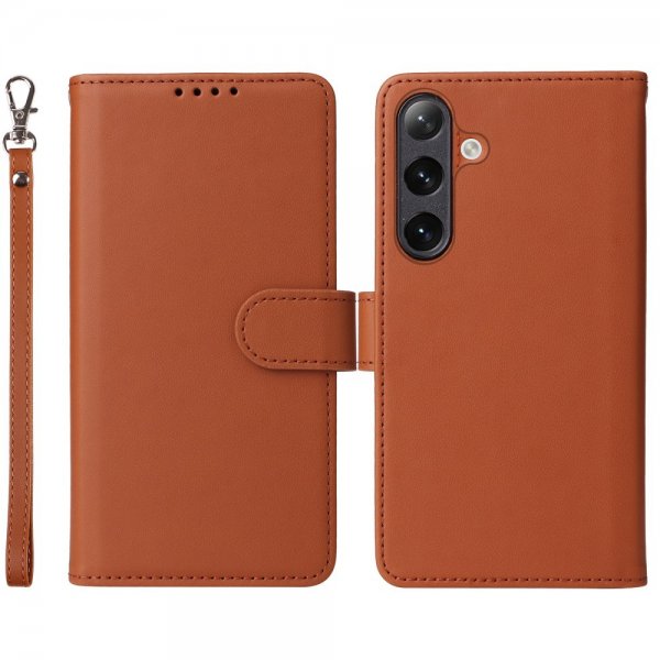 Betopnice Samsung Galaxy S24 Plus Fodral med Löstagbart Skal 005 Brun