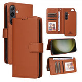 Betopnice Samsung Galaxy S24 Plus Fodral med Löstagbart Skal 005 Brun