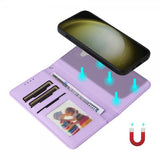 Betopnice Samsung Galaxy S24 Plus Fodral med Löstagbart Skal 005 Lila