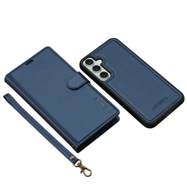 Lc.Imeeke Samsung Galaxy S24 Plus Fodral med Löstagbart Skal L2 Series MagSafe Blå