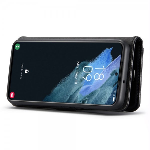 Dg.Ming Samsung Galaxy S24 Plus Fodral med Löstagbart Skal Svart