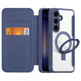 Dux Ducis Samsung Galaxy S24 Plus Fodral Skin X Pro Series Kickstand MagSafe Blå