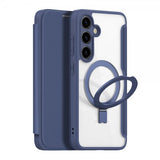 Dux Ducis Samsung Galaxy S24 Plus Fodral Skin X Pro Series Kickstand MagSafe Blå