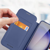 Dux Ducis Samsung Galaxy S24 Plus Fodral Skin X Pro Series MagSafe Blå