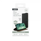 Xqisit Samsung Galaxy S24 Plus Fodral Slim Wallet Selection Svart