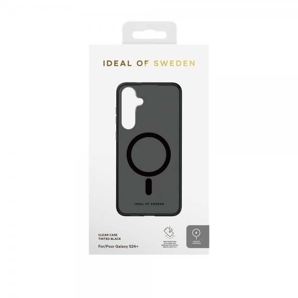 Ideal of Sweden Samsung Galaxy S24 Plus/Galaxy S25 Plus Skal Clear Case MagSafe Tinted Black