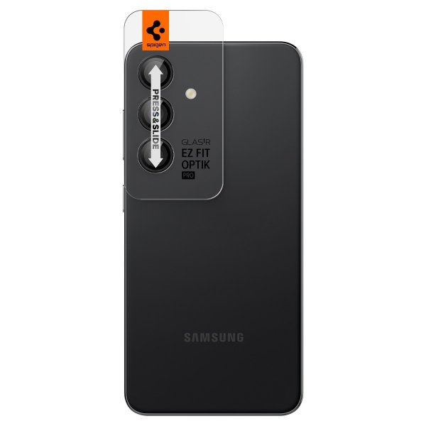 Spigen Samsung Galaxy S24 Plus Kameraskydd GLAS.tR EZ Fit Optik Pro 2-pack Svart