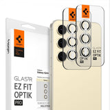 Spigen Samsung Galaxy S24 Plus Kameraskydd GLAS.tR EZ Fit Optik Pro 2-pack Gul