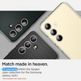 Spigen Samsung Galaxy S24 Plus Kameraskydd GLAS.tR EZ Fit Optik Pro 2-pack Gul