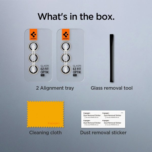 Spigen Samsung Galaxy S24 Plus Kameraskydd GLAS.tR EZ Fit Optik Pro 2-pack Gul
