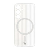 Rvelon Samsung Galaxy S24 Plus Skal Korrugerad MagSafe Vit