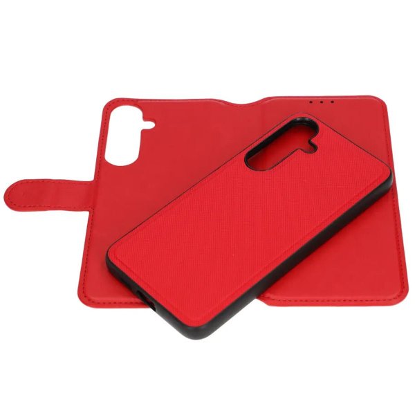 Rvelon Samsung Galaxy S24 Plus Fodral Magnetiskt Avtagbart Skal Röd