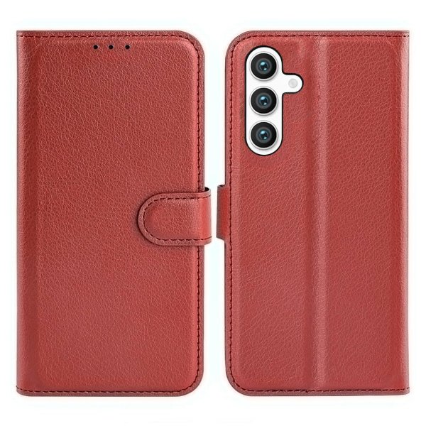 Samsung Galaxy S24 Plus Fodral med Stativ Brun