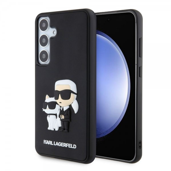 Karl Lagerfeld Samsung Galaxy S24 Plus Skal 3D Rubber Karl & Choupette Svart