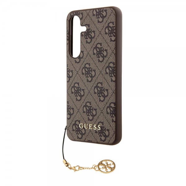 Guess Samsung Galaxy S24 Plus Skal 4G Charm Brun