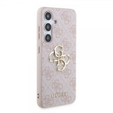 Guess Samsung Galaxy S24 Plus Skal 4G Metal Logo Rosa